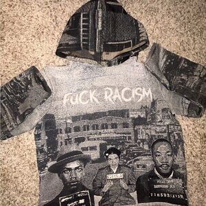 Graphic Hoodie with Social Justice Print